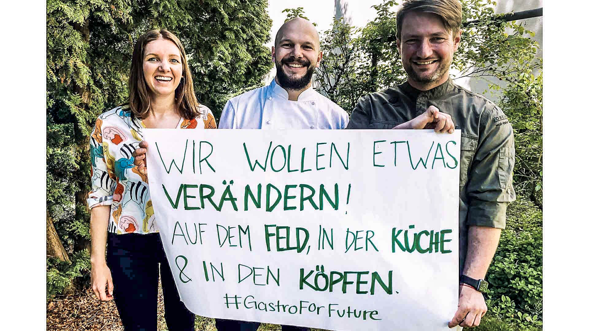 Greentable campaign #GastroForFuture with Friederike Gaedke, Die Gemeinschaft e.V. – Micha Schäfer, Nobelhart and Schmutzig – Sebastian Frank, Horvath