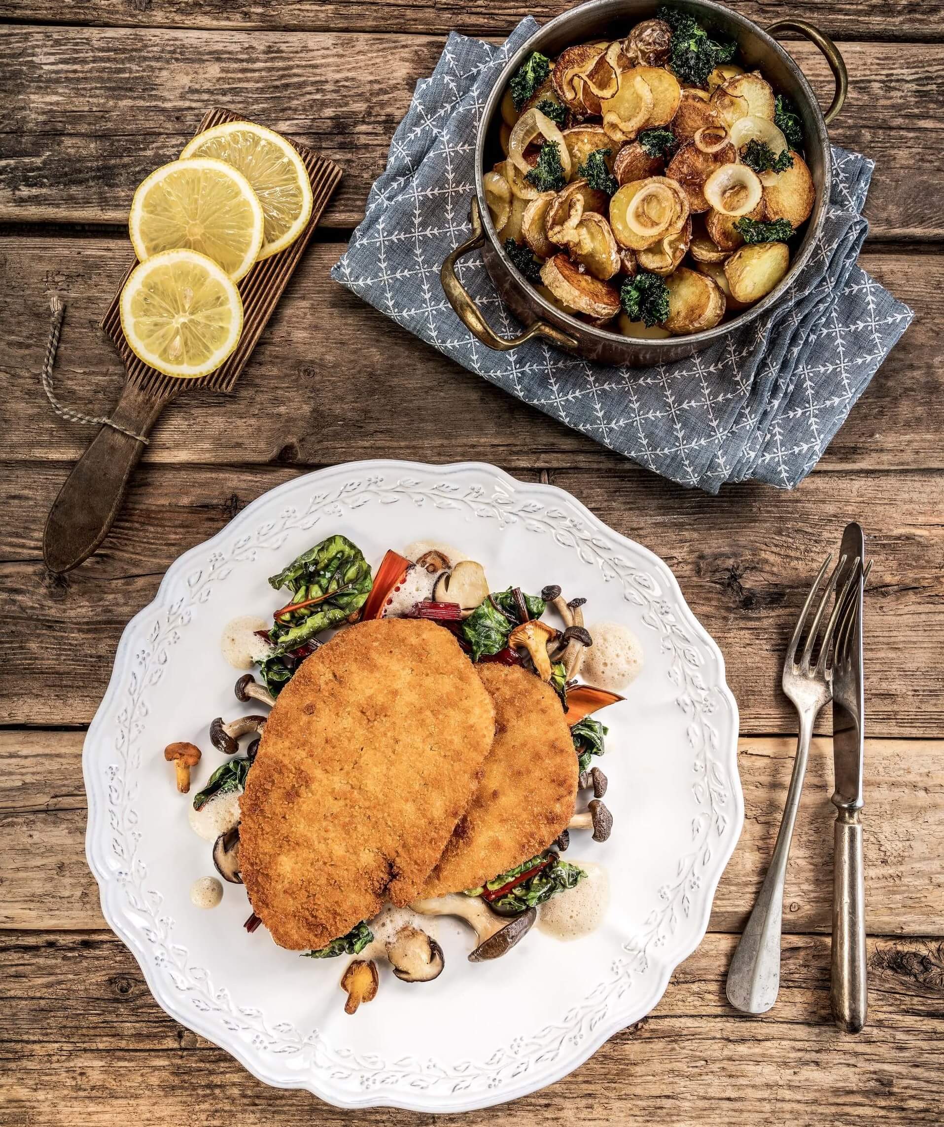 Is there a vegetable alternative to schnitzel? beyond meat or rebel meat?