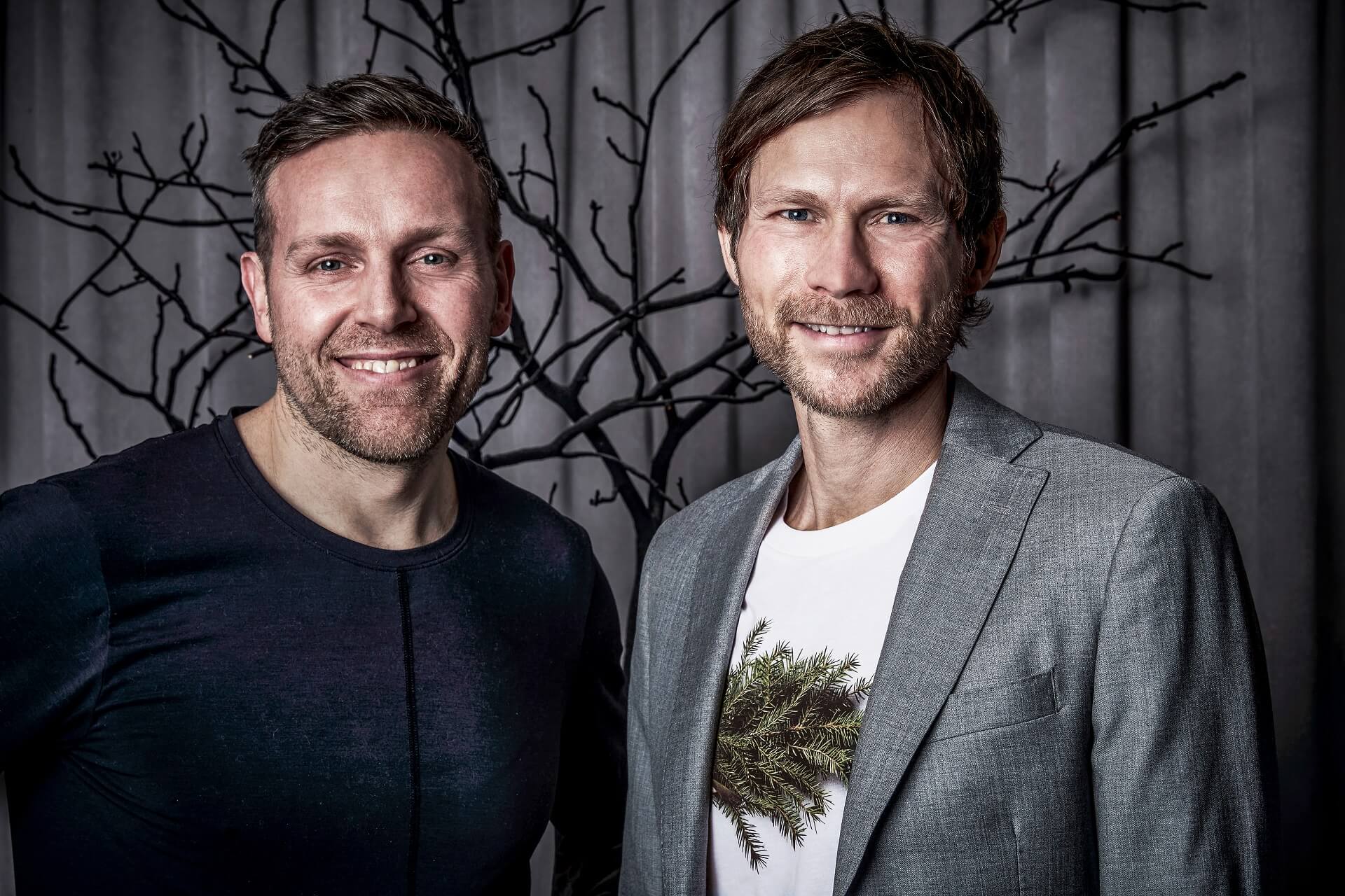 Rasmus Kofoed together with business partner Soren Ledet 