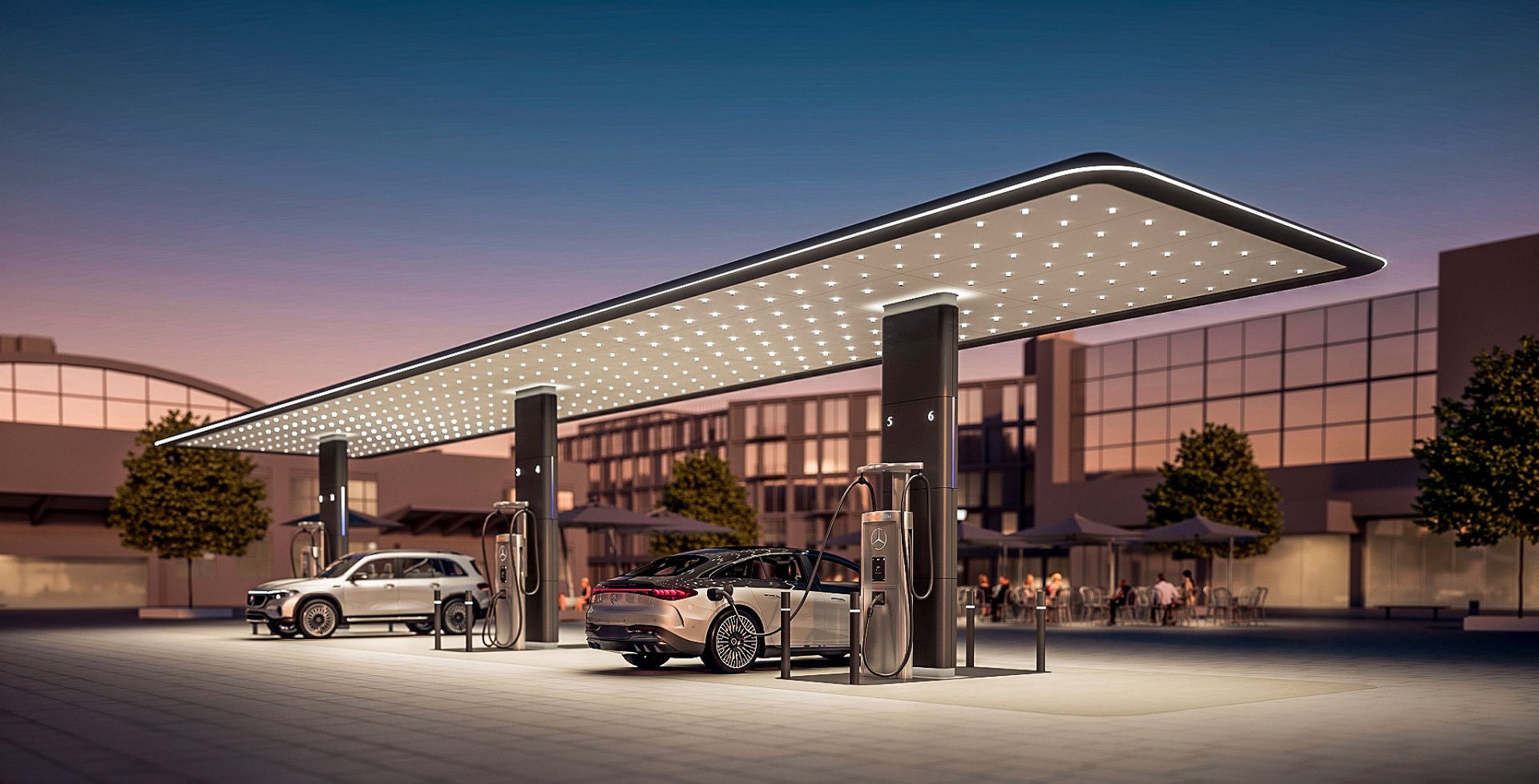 Mercedes-Benz Charging Hub - part of the planned global brand high-power charging network
